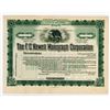 Image 1 : F.C. Newell Mutograph Co., 1900-1909 Specimen Stock certificate.
