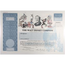 Walt Disney Co., 1993 Specimen Stock Certificate