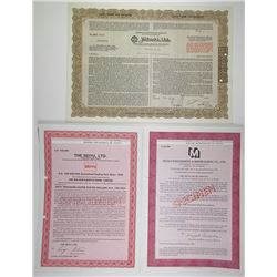 Trio of Japanese Certificate, 1963-1983