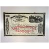 Image 1 : Central Petroleum Co. 1866 Issued Stock Certificate.