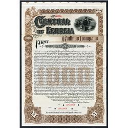 Central of Georgia Railway Company Specimen Bond.