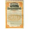 Image 1 : Atchison, Topeka and Santa Fe Railroad Co. 1889 $500 Specimen Bond