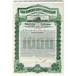 Kansas City Southern Railway Co. 1900 Specimen Bond