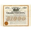 Image 1 : Railroad Aid Bond of Chase County. 1892 Specimen Bond.
