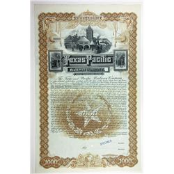 Texas and Pacific Railway Co., 1888 Specimen Bond