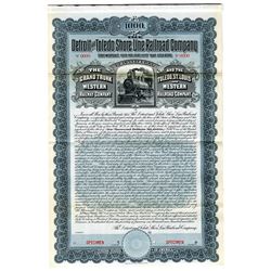 Detroit and Toledo Shore Line Railroad Co., 1903 Specimen Bond