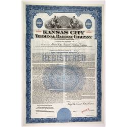 Kansas City Terminal Railway Co. Specimen Bond