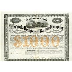 New York and Hempstead Railroad Co., 1871 I/U Bond.