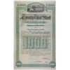 Image 1 : Twenty Third Street, Street Railway Co., 1889 Unique Specimen Bond