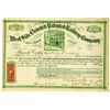 Image 1 : West Side Elevated (Patented) Railway Co., 1869 I/U Stock Certificate Signed by C.T. Harvey.