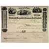 Image 1 : Pittsburgh, Maysville & Cincinnati Rail Road Co., 1854 I/U Stock Certificate