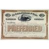 Image 1 : Toledo, Cincinnati & St. Louis Railroad Co., 1883 I/U Unlisted Preferred Stock Certificate
