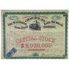 Image 1 : Mansfield, Coldwater & Lake Michigan Railroad Co., 1872 I/U Stock Certificate