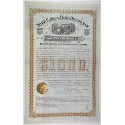 Salt Lake & Fort Douglass Railway Co. 1884 I/U Bond