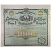 Image 1 : Fredericksburg, Orange and Charlottesville Rail Road Co., 1872 I/U Gold Coupon Bond.