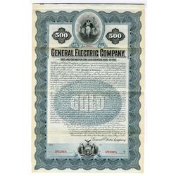 General Electric Co., 1902 Historic Specimen Bond Rarity