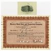 Image 1 : Western Bank Note & Engraving Co., 1913 I/C Stock Certificate #2 with WBNC Business Card