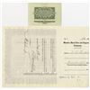 Image 2 : Western Bank Note & Engraving Co., 1913 I/C Stock Certificate #2 with WBNC Business Card