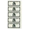 Image 1 : American Bank Note Company, 1929 (ca.1970s), "10 Denomination" Specimen Note Vertical Proof Sheet of