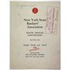 Image 2 : New York Bankers Association 1902 Specimen Invitation and Program for Meeting.