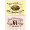 Image 1 : Plate Printers Union, Annual Ball, 1899 Gentleman's and Ladies' Ticket Pair.