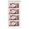 Image 1 : DuraNote, Charles Darwin, Uncut Vertical Strip of 4 notes, ND 1980-90's Specimens on DuraNote Polyme
