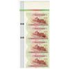 Image 2 : DuraNote, Oil Platform, Uncut Vertical Strip of 4 notes, ND 1980-90's Specimens on DuraNote Polymer 