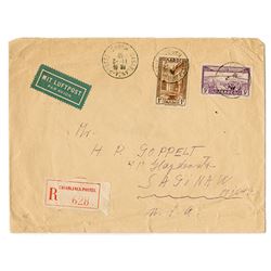 Casablanca Envelope, 1939 with Judaica Connection