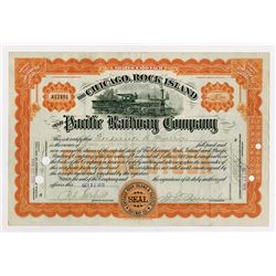 Chicago, Rock Island and Pacific 1915 Stock Certificate ITADSB Frederick H. Meserve.