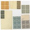 Image 1 : Nizam of Hyderabad. 1908-1912, Lot of 6 of Proof Pairs or Blocks.
