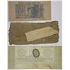 Image 2 : State of Georgia  & Mechanics Bank, 1858-1863, Trio of Issued Banknotes.