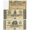 Image 1 : State of Georgia 1862 & 1863 Banknote Trio.