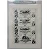 Image 1 : The City Bank, 1860's Obsolete "Proprietary Proof Sheet".