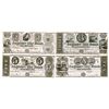 Image 1 : Saginaw City Bank, 1837-38 Obsolete Banknote Quartet.