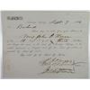 Image 1 : Saratoga Springs, September 1864 Civil War Military Relief Voucher for Families of Soldiers
