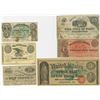 Image 1 : Northern States obsolete Scrip Note Sextet, ca.1862-70