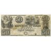 Image 1 : Republic of Texas, 1840's, Issued Obsolete Banknote.