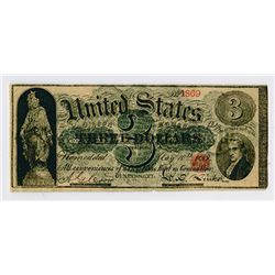 Gibson House ca.1860-70's U.S. Legal Tender Look-a-Like Advertising Note.