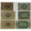 Image 2 : U.S. Fractional Currency, 1860s, Sextet of 1st & 3rd Issue U.S. Fractional Currency Notes.