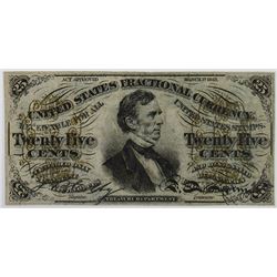 U.S. Fractional Currency, 3rd Issue Note.