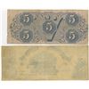 Image 2 : C.S.A. 1861 & 1862 Banknote Pair.
