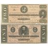 Image 1 : C.S.A. 1864 Banknote Pair.