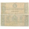 Image 2 : C.S.A. 1864 Banknote Pair.
