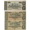 Image 1 : C.S.A. 1864 Banknote Trio.