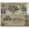 Image 1 : C.S.A., 1861, $10 and $20 Banknote Pair.
