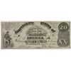 Image 1 : C.S.A., 1861, $20 Banknote.