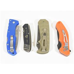 Four Folding Knives