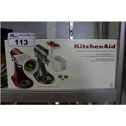 KITCHENAID STAND MIXER ATTACHMENT PACK #1 GRIND, STRAIN, SLICE, SHRED