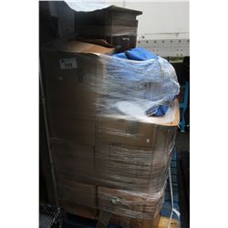 PALLET OF ASSORTED STORAGE LOCKER GOODS