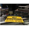 Image 1 : SMALL SHELF LOT (RCA LASER DISC PLAY, REALISTIC NAVAHO CB RADIO,  ALARON 5" RECHARGEABLE BLACK &